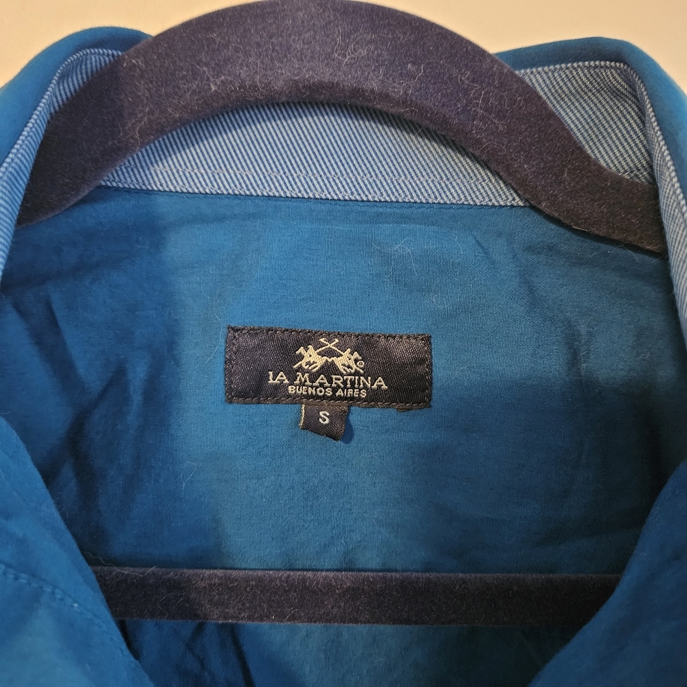 Blue Men's Shirt - Picture 5 of 10